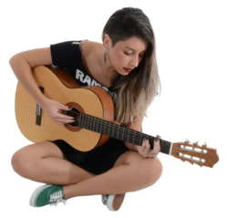 editing girl png guitar download image 4684