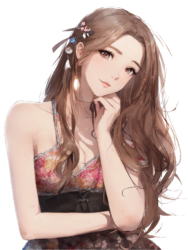 Beautiful Girl Anime png image
