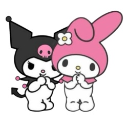kuromi and my melody png pic
