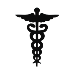 3d Black Doctor Png Logo image