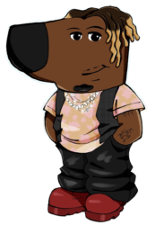 Black Guy Just A Chill Guy Png Image