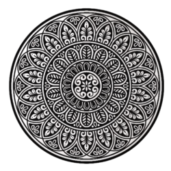 Black Mandala Png Image