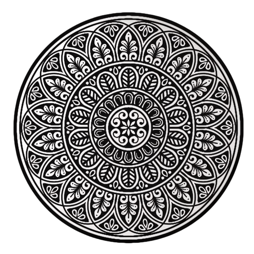 Black Mandala Png Image