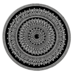 Black Mandala Png Photo