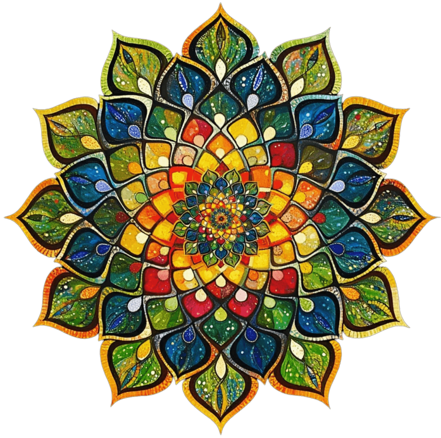 Colorful Mandala Png Photo