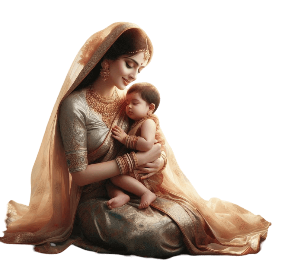 Krishna Yashoda Png Image Free